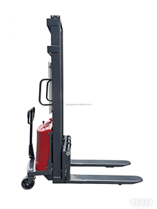 YG <strong>Forklift</strong> 3M 3.5M 4M Electric Stacker 1.2t 1.5t 3300lbs CE Straddle Stacker Lithium Battery Warehouse Hydraulic Side Shifter - Product Image 5