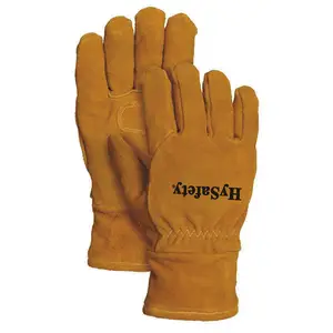 Werksverkauf HYSAFETY NFPA STRUCTURAL COWHIDE LEDER handschuhe Flamm hemmende 2D-Feuerwehrarbeits handschuhe Feuchtigkeit barriere --- 78901