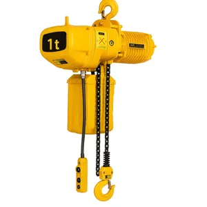 Polipasto Eléctrico de Cadena de 1 Tonelada, Equipo de Elevación de Alta Resistencia con Gancho para Manejo de Materiales Industriales en Almacenes - Product Image 3