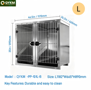 En stock, prêt à être expédié, ensemble de cages multiples, livraison rapide pour les besoins urgents des animaleries, des cliniques vétérinaires - Product Image 5