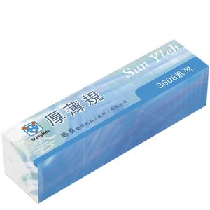 Calibrador de Espessura de Plástico de Alta Dureza 0.05-1.5mm 18 Folhas Alta Precisão 70mm de Comprimento Transparente - Product Image 3