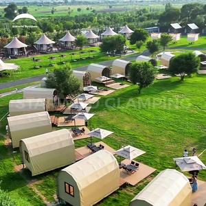 New Design Morden Outdoor Luxury Glamping Hotel <b>Tent</b> on Wheels Glamping <b>Tent</b> Camping Wagon <b>Tent</b> Shepherd Glamping Wagon <b>Tent</b> She - Product Image 3