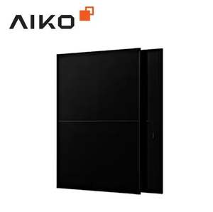Panneaux solaires bifaciaux tout noirs à demi-cellules Aiko de niveau 1, prix compétitif de haute qualité pour ABC 640w 645w 650w 655w 660w, pour la maison - Product Image 1