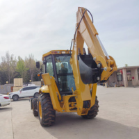 Nouvelle machinerie de terrassement : Chargeuse-pelleteuse 388 Diesel 4x4, tracteur sur roues robuste, excavatrice-chargeuse à vendre