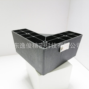 Soporte de Plástico en Forma de L para Estantes, 75 mm, Negro, Tamaño Personalizable para Armario, Fácil Instalación - Product Image 1