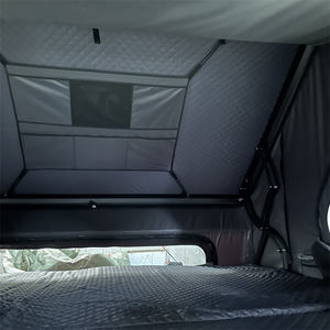 Camping en plein air <span class=keywords><strong>de</strong></span> haute qualité toutes saisons voiture Camping toit en aluminium tente coque rigide avec lumière - Product Image 2