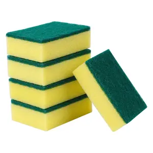 Kitchen Use Double Side Cleaning Sponge Scourer