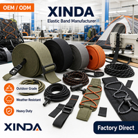 Bande élastique Xinda de haute qualité 25 mm, ruban extensible pour la couture de sous-vêtements, vêtements de sport, ceintures – Confortable, doux et respectueux de la peau