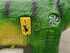 Amusement Playground Coin Operation Children Kids Racing Game Cartoon Dinosaur Battery Ride Car - Product Image 4