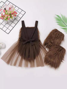 लोकप्रिय बच्चों जन्मदिन पार्टी उपहार फ्लुफी कार्निवल ट्यूटू नृत्य पोशाक क्रिसमस हिरण पोशाक क्रिसमस हिरण पोशाक सौंदर्य सौंदर्य - Product Image 3