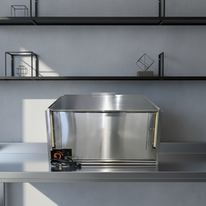 Calentador de palomitas de maíz con pantalla de calor Bandeja extraíble para migas 2/3 compartimentos Capacidad de 300L para uso comercial - Product Image 4