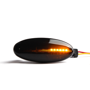 ไฟเลี้ยวข้างแบบไดนามิก LED 2 ชิ้น ADT เลนส์รมดำ สีเหลืองอำพัน ไฟเลี้ยวข้าง LED - Product Image 5