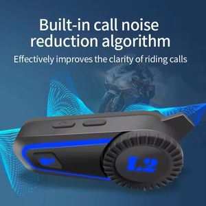2-Wege-Intercom Motorrad-Audio-Kommunikations-<span class=keywords><strong>Headset</strong></span> für Motorrad und Fahrrad Vollgesichts- / Halbschalenhelm - Product Image 5