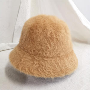 Otoño y el invierno nueva <span class=keywords><strong>peludo</strong></span> sombrero de pescador coreano de mujer de moda sombrero de sol, sombrero japonés - Product Image 4