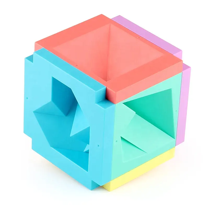 Presentes de aniversário Adultos Crianças Brinquedos IQ Game 3D Brain Teaser Lógica Magia Jigsaw Cube Seniors Tangram Puzzles for Kids