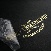 Stiker Logo Kustom 3D Embossed Metal, Stiker Mewah Berlapis Emas, Tahan Air, Ramah Lingkungan, Stiker Perekat Vinyl, Kerajinan Bingkai Foto