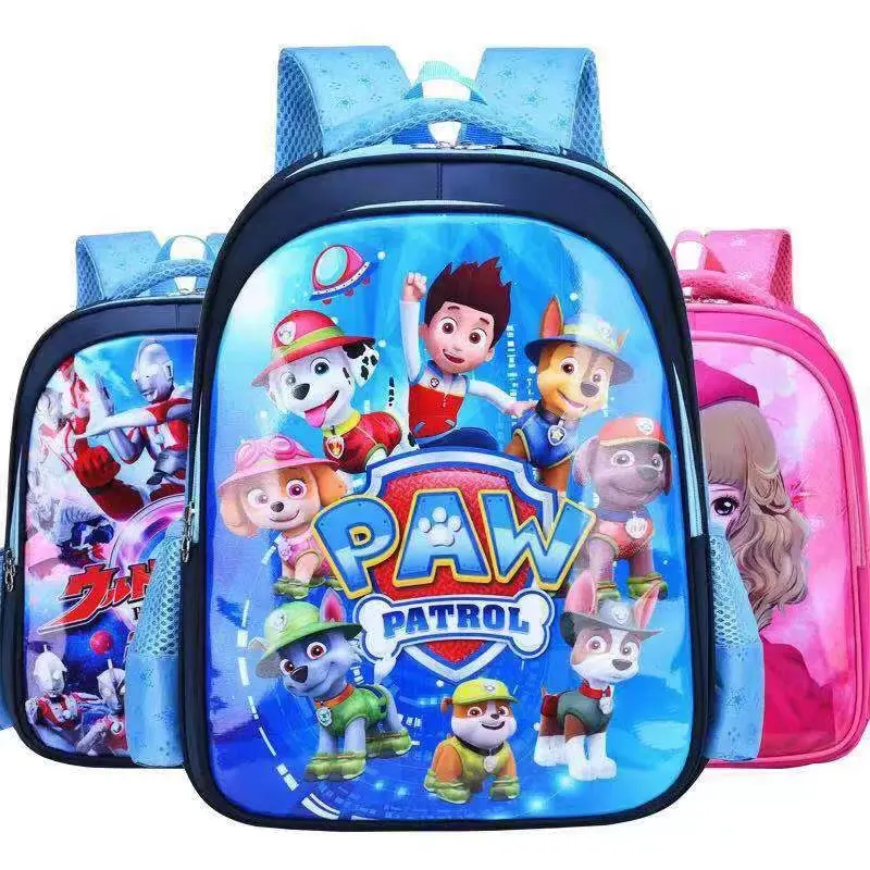 Mixed styles High Quality Custom Unisex Cute Kids girl boy Cartoon book Bags Children Aisha mini child School Bag Backpack