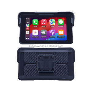 Écran tactile portable CarPlay 5 pouces OEM ODM, étanche, lecteur multimédia universel pour moto - Product Image 1