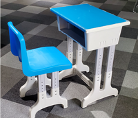 Ensemble de mobilier scolaire pour enfants JUOU, table d'étude en plastique, chaises de bureau en métal, couleur au choix, design moderne pour la maison et la salle de classe
