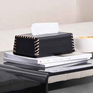 Tùy Chỉnh Thiết Kế Thanh Lịch Da Mô Hộp Phong Cách Cổ Điển Cho Phòng Tắm Phòng Khách Xe Trang Trí Rút Mô Chủ - Product Image 4