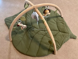 Nouveau-né bébé coton feuille pépinière tapis en peluche infantile pliable lavable doux coton lit ramper jouer salle de sport activité tapis de jeu - Product Image 6