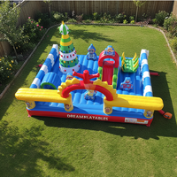 Terrain de jeu gonflable pour festival, imperméable, en PVC, jouet d'extérieur, château gonflable