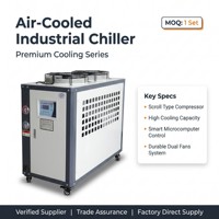 Enfriador Industrial por Aire HY W05HP W10HP al por Mayor, Enfriador de Agua Industrial Estándar por Aire con Compresor Scroll de 5HP 10HP