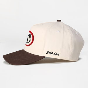 Fabricante de Gorras al por Mayor Lanhai, Gorra de Béisbol Personalizada de 5 Paneles con Visera Curva y Logotipo Bordado - Product Image 4