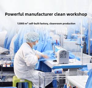 प्रयोगशाला के उपयोग के लिए उपयुक्त एंटी-स्टैटिक, धूल-प्रूफ और पूर्ण-शरीर संरक्षण सूट (चार-टुकड़ा काम के कपड़े) - Product Image 3