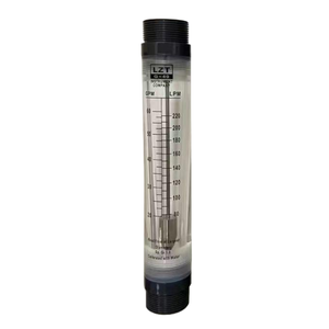Débitmètre en plastique LZT-2510G GPM LPM avec précision améliorée pour un contrôle précis du débit, rotamètre personnalisable OEM pour fluides - Product Image 1