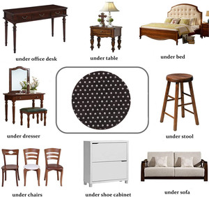 Anti slip Adhesive <strong>Furniture</strong> Felt Pads Set Non Slip Felt <strong>Furniture</strong> Grippers Pads with Silicone Points <strong>Dots</strong> Surface - Product Image 6