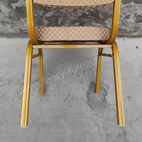 Chaises de banquet empilables de luxe VIP pour hall d'hôtel, mariage, salle de réception - Offre spéciale