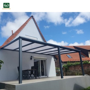 Couverture de patio approuvée CE abris de jardin <span class=keywords><strong>terrasse</strong></span> aluminium jardin patio toit étanche mural aluminium terrassenberdachung - Product Image 4