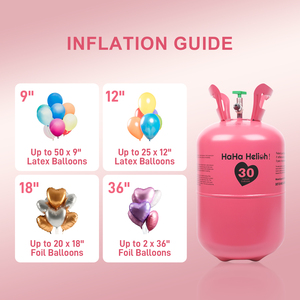 Bouteille de gaz hélium 2026 en stock UE pour gonfler les ballons de fête et la décoration des événements - Product Image 4