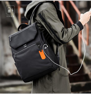 Custom Roll Top Backpacks Men Waterproof Travel Casual Sport <b>Rucksack</b> Usb Laptop Backpack - Product Image 2