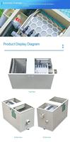 Filtre à tambour rotatif pour bassin domestique, système combiné pour petits bassins à poissons, aquariums et bassins à koïs