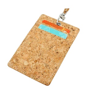 Boshiho Customzim Lanyard Cork Lanyard Office Working Name Card <b>Holder</b> <b>Id</b> Card Badge <b>Holder</b> - Product Image 2