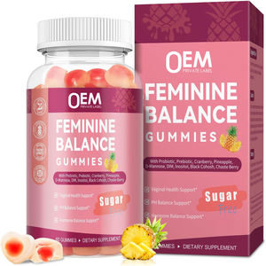 Gummies OEM Premium Équilibre Féminin Sans Sucre Multivitamines pour Femmes Équilibre du pH Vitalité & Soutien de la Santé Intestinale - Product Image 1