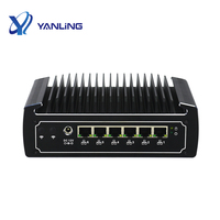 Ordenador Industrial sin ventilador pfsense core i7 8550U, 1,8G, con 6 Intel LAN