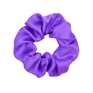 Bandas de goma de Color sólido para el cabello, accesorios para el cabello de satén de marca a la moda, venta al por mayor, coletero - Product Image 6