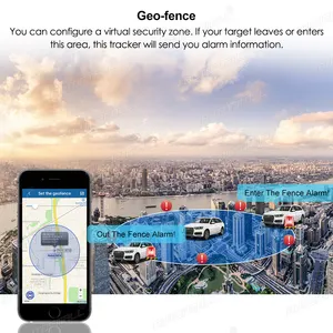 GPS Pelacak Hewan Peliharaan Elektronik Perangkat Pelacak GPS Anjing Magnetik 3000Mah Monitor Suara Siaga 50 Hari Geofence Mobil GPS Locato