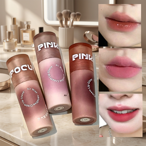 Soft Mist Velvet <b>Lip</b> Glaze <b>Lip</b> Mud Matte <b>Cream</b> Lipstick with Mineral Ingredients Hydrating Formula White Color - Product Image 2