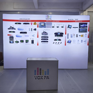Affichage modulaire rétroéclairé portable pour exposition, stand d'exposition rétroéclairé en tissu, toile de fond de stand commercial LED, boîte à lumière LED pour exposition - Product Image 4