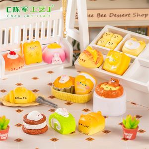 Simulation de micro-paysage Weij, adorables petits animaux, desserts, petits pains, jouets alimentaires, décorations <span class=keywords><strong>DIY</strong></span>, sachets surprises, à suspendre - Product Image 3