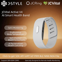 Bracelet connecté intelligent JCVital 2501 SDK APL OEM ODM avec fonctions de récupération et moniteur IA
