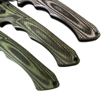 Couteau pliant S30V avec manche G10, couteau de poche S30V haute dureté, usinage CNC, logo personnalisé, vente en gros