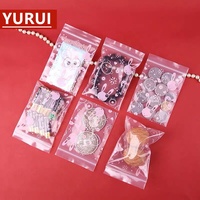 Bolsas pequeñas reutilizables holográficas, joyería de pe