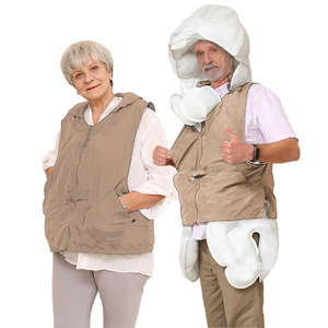 Jujiale Anti Fall Vest With Airbag Protection For Seniors Home Use Size Mlxlxxxlxxl Breathable Fabric Back Padding - Product Image 4
