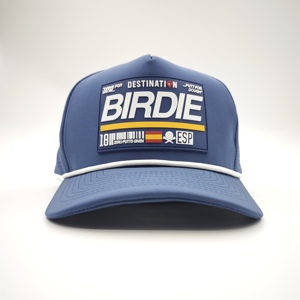 Casquette de golf imperméable à 5 panneaux pour tournoi, avec logo en silicone personnalisé, faible MOQ, OEM, perforations laser, ajustement confortable et conçu pour une performance optimale - Product Image 5