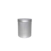 Bocaux en aluminium vides avec couvercles à vis, contenants métalliques hermétiques pour cosmétiques, parfums, lotions, aliments et thé